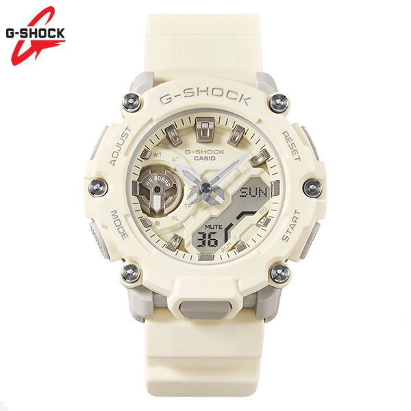 카시오 지샥 GMA-S2200-7ADR 크림컬러 남녀공용 디지털 손목시계